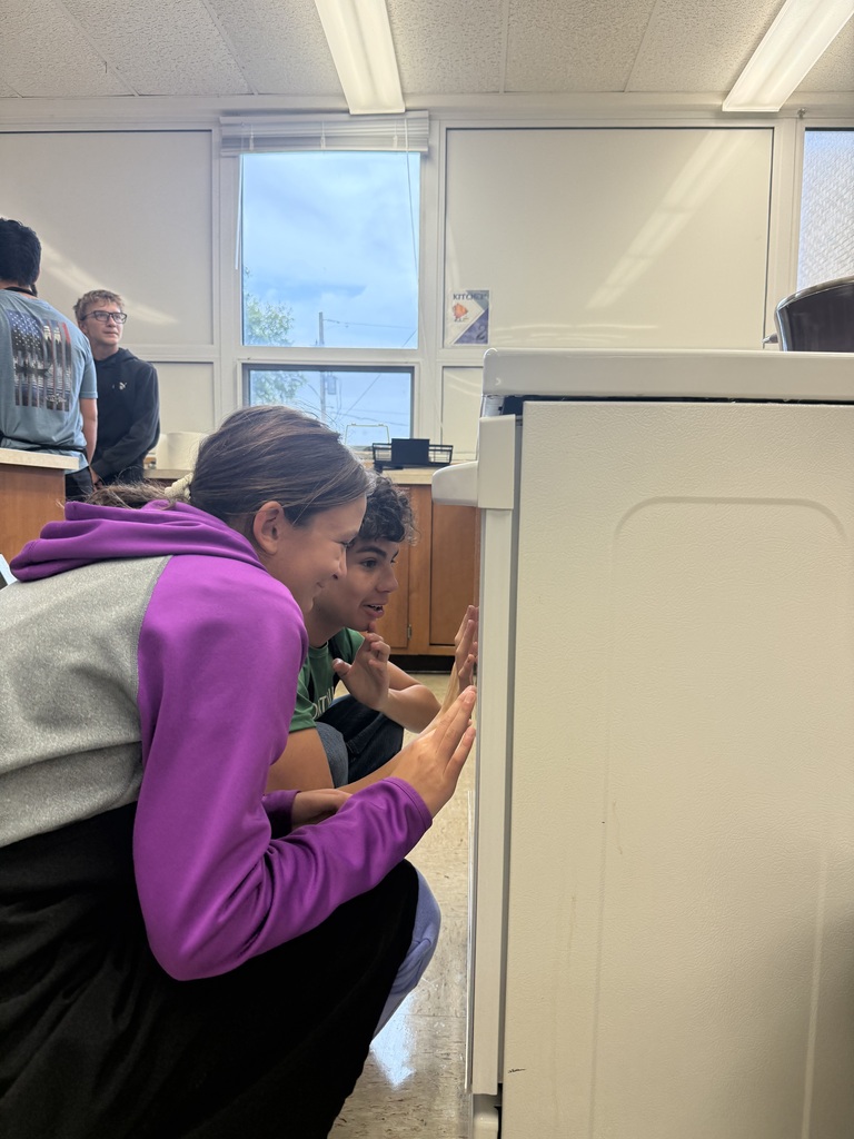 Mrs. Hughes and her culinary arts students had their first lab this week. They practiced knife skills yesterday. First, they demonstrated how to slice, dice, and julienne vegetables. Then, they took the sliced potatoes and turned them into scalloped potatoes.
