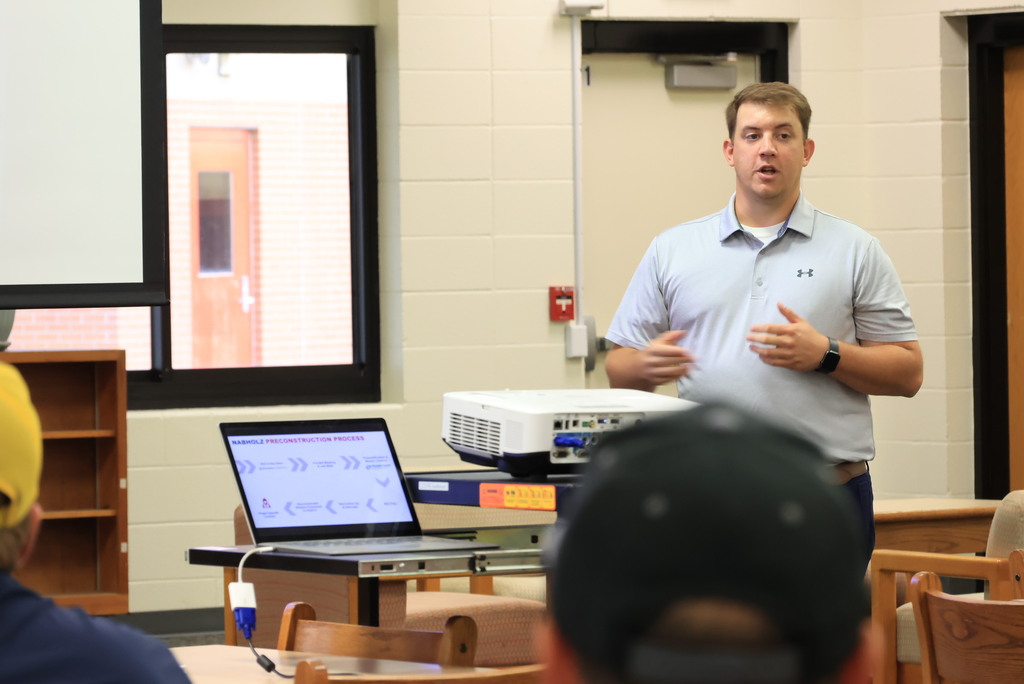 Nabholz Construction, the CMAR for the USD 379 bond projects, hosted a local contractor summit. The goal was to give local contractors information on how to bid on all projects starting in November. This supports the district's goal of providing as many opportunities as possible to keep district tax dollars in the community.
