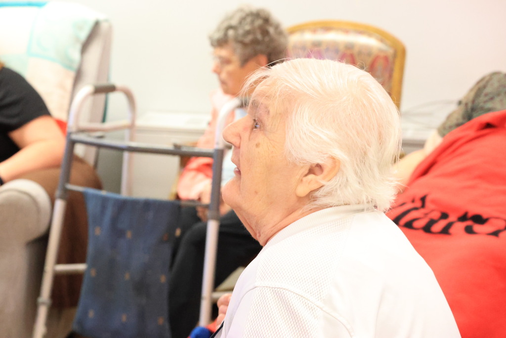 Superintendent Brett Nelson continued his Conversation Tour today at the Wakefield Care and Rehab Center.