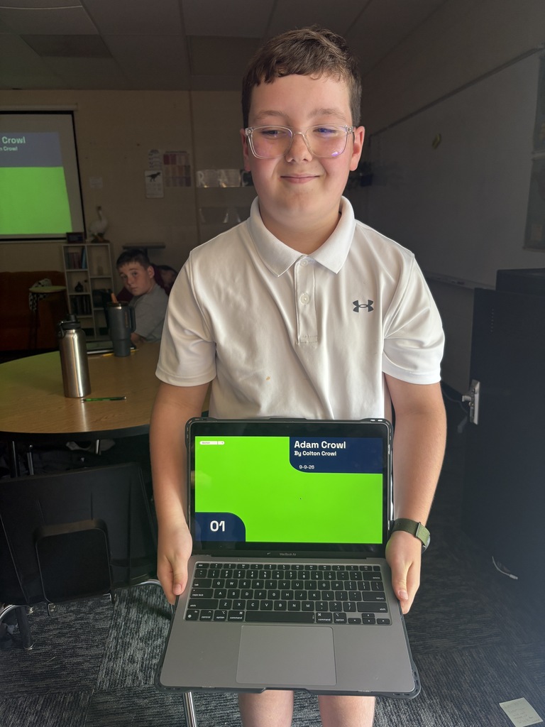 Ms. Smith's Bengal Writing class spent the last week interviewing an adult in their lives and constructing a presentation about that person. They talked about what is important to ask and include when writing a biography about someone.