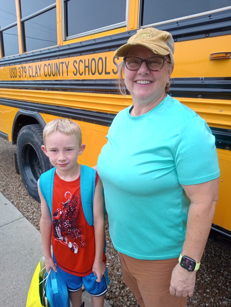 The USD 379 Bus Barn is continuing their “School Bus Behavior Awards” this year. Each driver nominates a regular rider who exemplifies good behavior and shows respect for both the driver and the other passengers. All nominees went into a hat, and one name was drawn as September's winner. That student is Killian from the Honey Badger bus. Killian was awarded gifts donated by Ferguson Rexall Drugs, Kier’s Thriftway, Tasty Pastry Bakery, and O’Reilly Auto Parts. Killian is pictured with his bus driver, Andrea Ferguson.