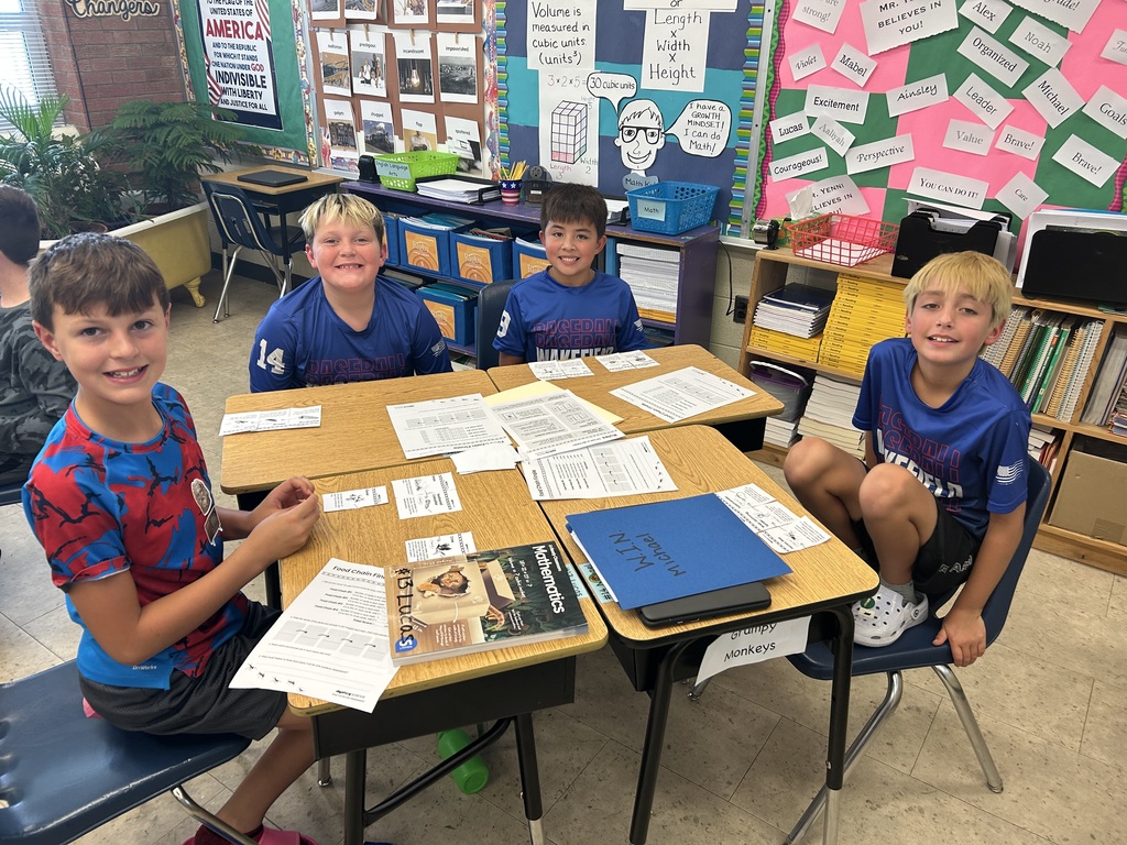 Mr. Yenni's 5th graders play a game creating food chains. Who eats who?