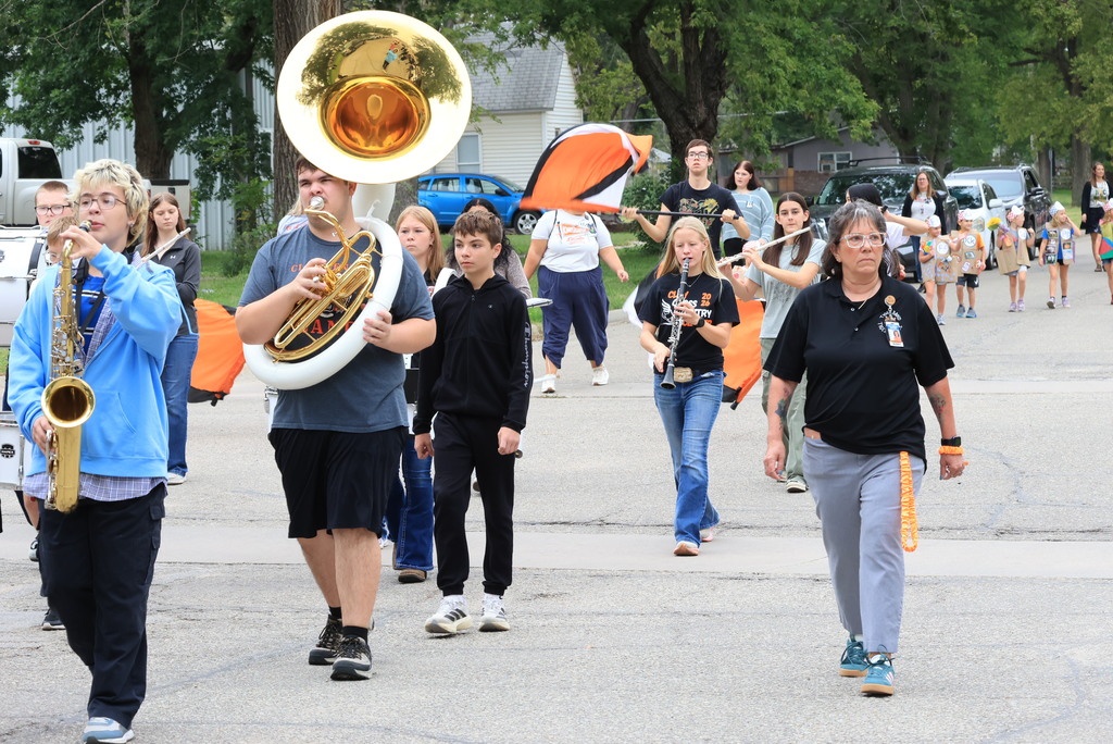 A special thanks to Mrs. Thrasher and the CCCHS band for leading the LES kindergarten students during the ABC Bootcamp parade! #Celebrate379