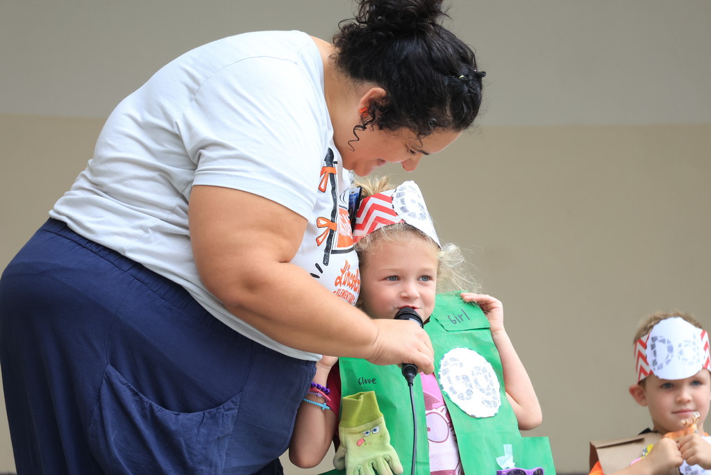 Nothing beats a kindergarten ABC Bootcamp Parade and Show! The K's have been learning their ABCs to begin the year, and today they got to show it off in front of a fantastic crowd of family and friends!