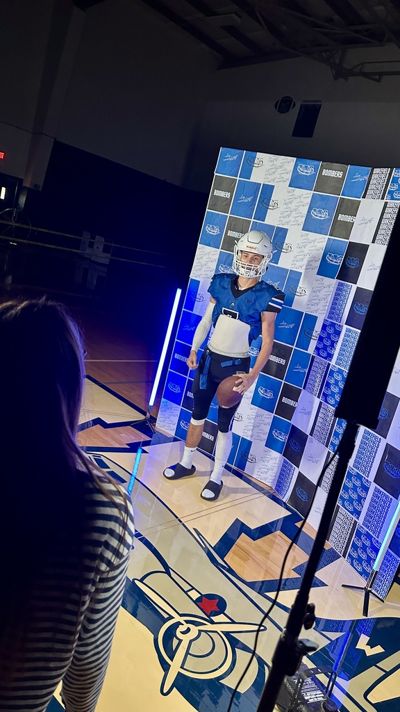 Mrs. Gower's Media Tech Experiences classes held their first Sports Media Day yesterday. Football players were their first trial, but more are coming.