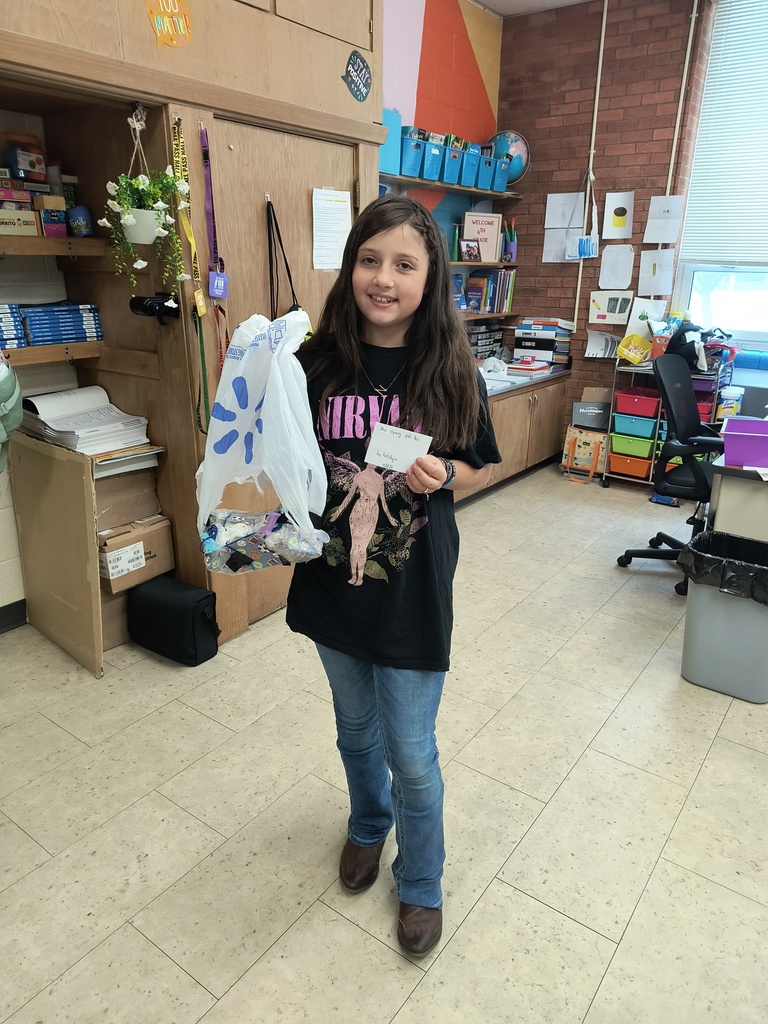 Mrs. Simnitt's class put gravity to the test this week by participating in an egg drop challenge. They used common items to create a shield for an egg and dropped it from a high distance.