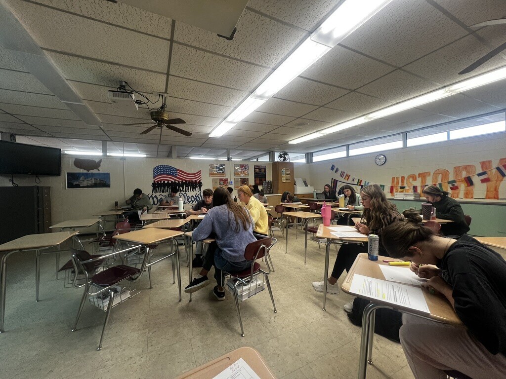 Students in Mr. Colle's US History classes practiced their research, communication, and argumentation skills through a "Fishbowl" discussion. Students researched one of the Gilded Age's leading industrialists, such as Andrew Carnegie or John D. Rockefeller, and argued whether they should be remembered as a "Robber Baron" or a "Captain of Industry." Then, they had a small group discussion while the rest of the class took notes and asked questions to learn more about labor conflicts in the late 1800s.