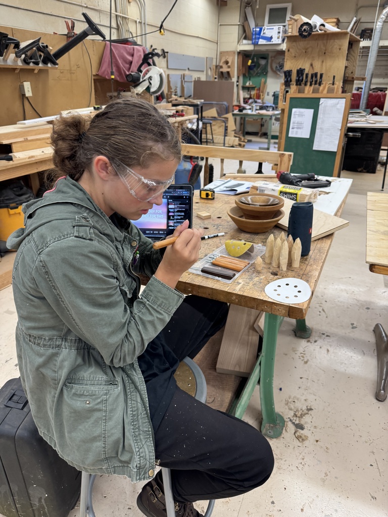 Mr. Couch's industrial arts and construction tech classes have been working on all kinds of individual projects during the first quarter.