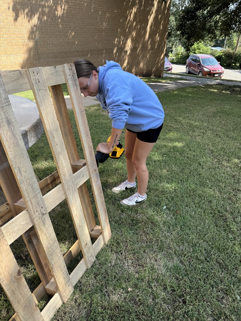 Mr. Couch's industrial arts and construction tech classes have been working on all kinds of individual projects during the first quarter.
