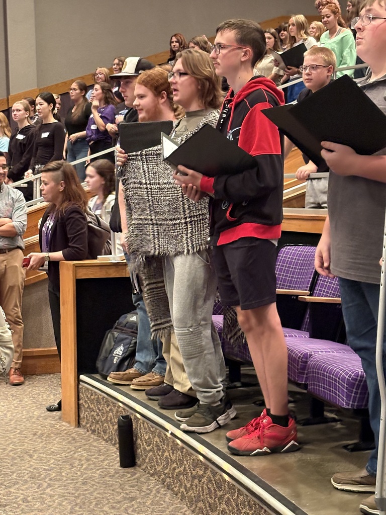 On September 24th, 4 members of the WHS choir attended an All-State Choir prep day at Kansas State University. 