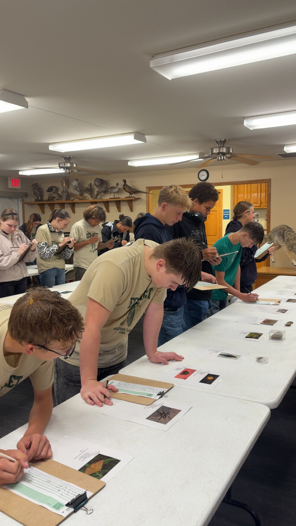 Wakefield students spent the day identifying different species found around Kansas, performing skits they wrote, and going on a scavenger hunt the annual Eco-Meet last week.