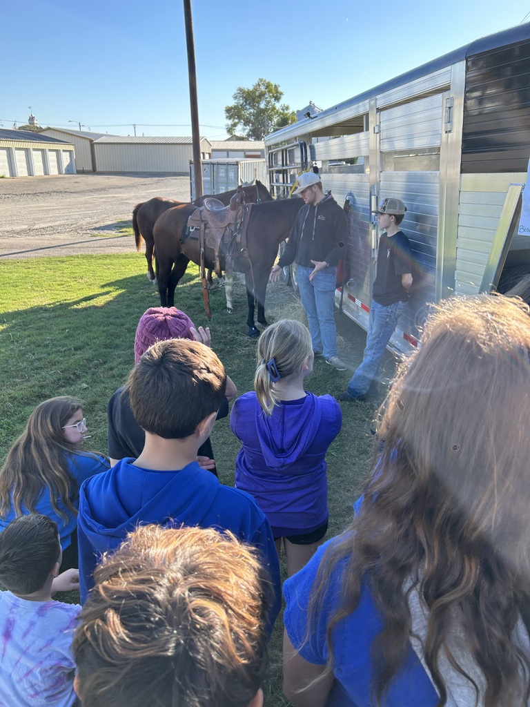 Mr. Yenni's 5th graders visited Clay Center last Friday for the Farm Safety Day hosted by the CCCHS FFA.