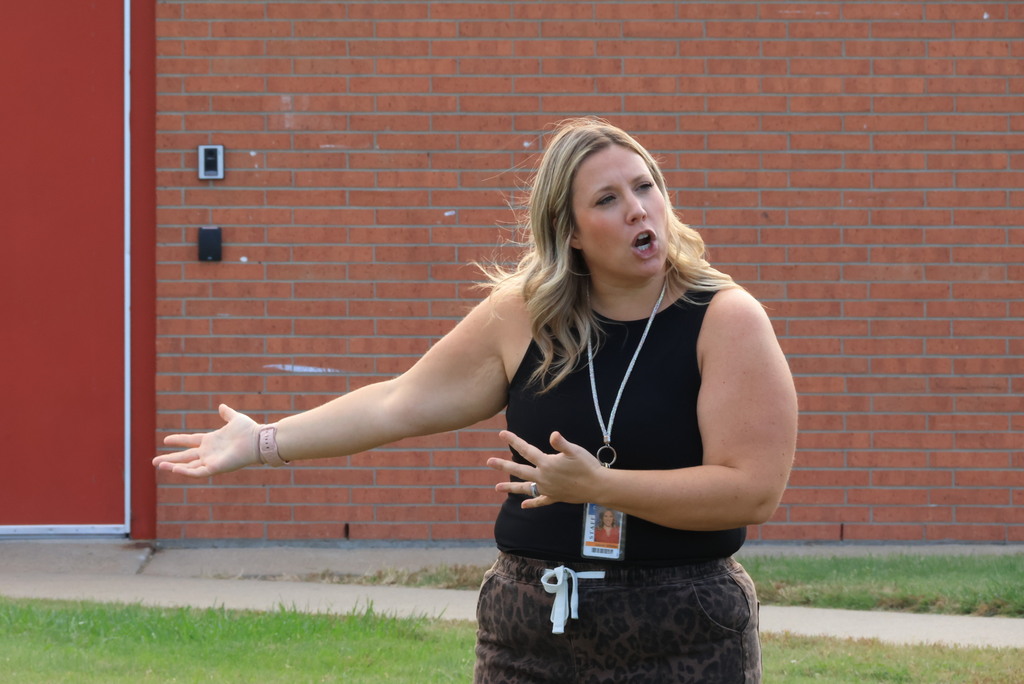 Mrs. Affolter shows her science classes what Renaissance scientists thought the solar system looked like, using students as planets.