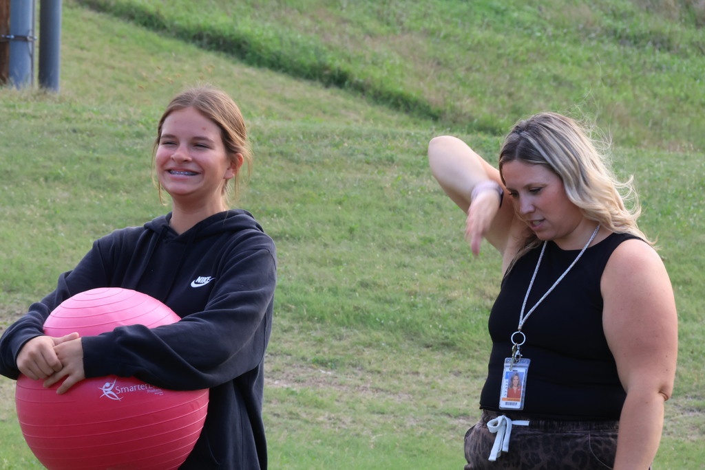 Mrs. Affolter shows her science classes what Renaissance scientists thought the solar system looked like, using students as planets.