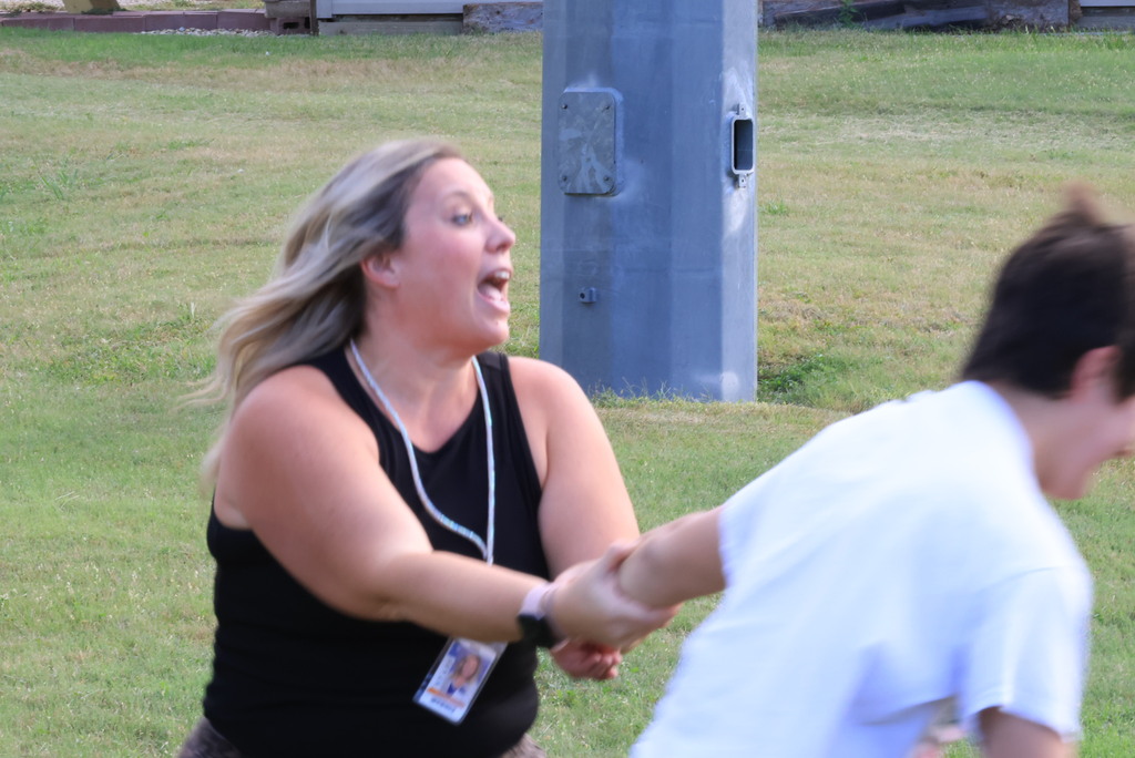 Mrs. Affolter shows her science classes what Renaissance scientists thought the solar system looked like, using students as planets.