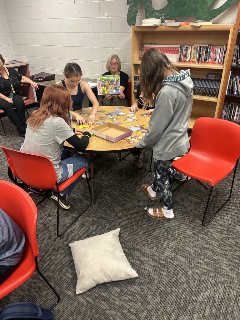 Mr. Last's PAWS classes focus on completing a puzzle while also coming up with a 3 step plan on how to complete it as quickly as possible.
