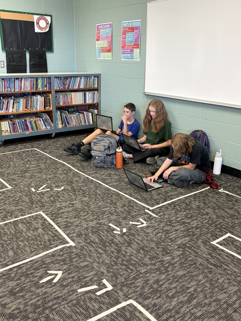 Mrs. Pfizenmaier's 8th grade STEAM students transformed an unused classroom at the middle school develop their Halloween Haunted Candy Factory maze for first and second graders.