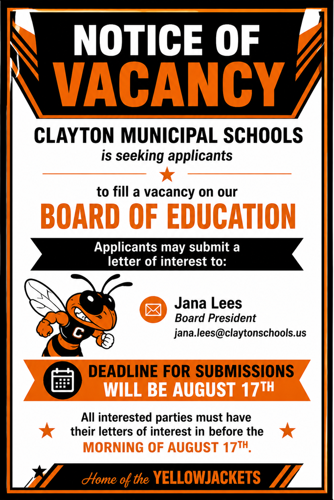 Notice of Vacancy