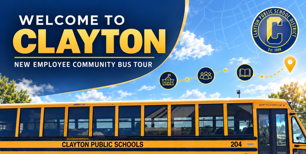 Clayton New Staff Bus Tour