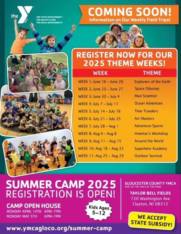 YMCA SUMMER CAMP 2025
