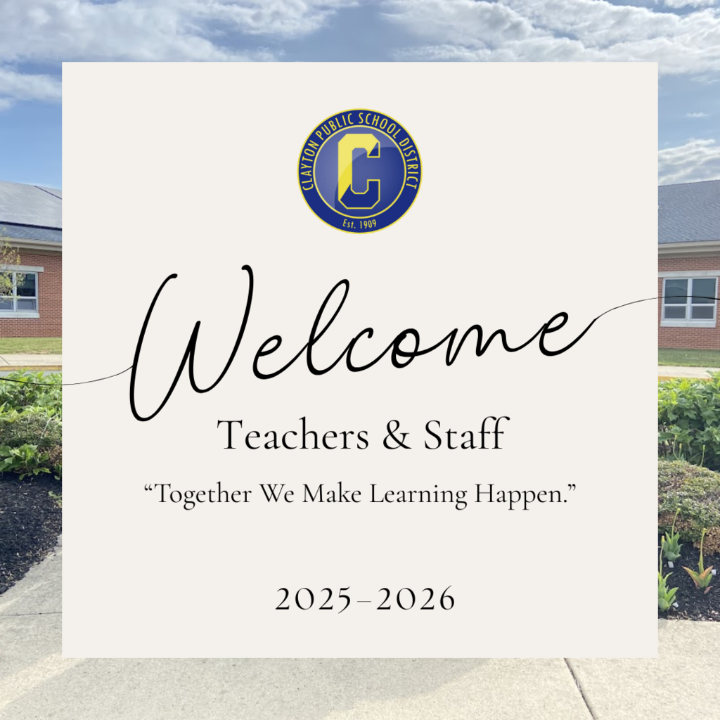 Welcome Back message to Teachers and Staff