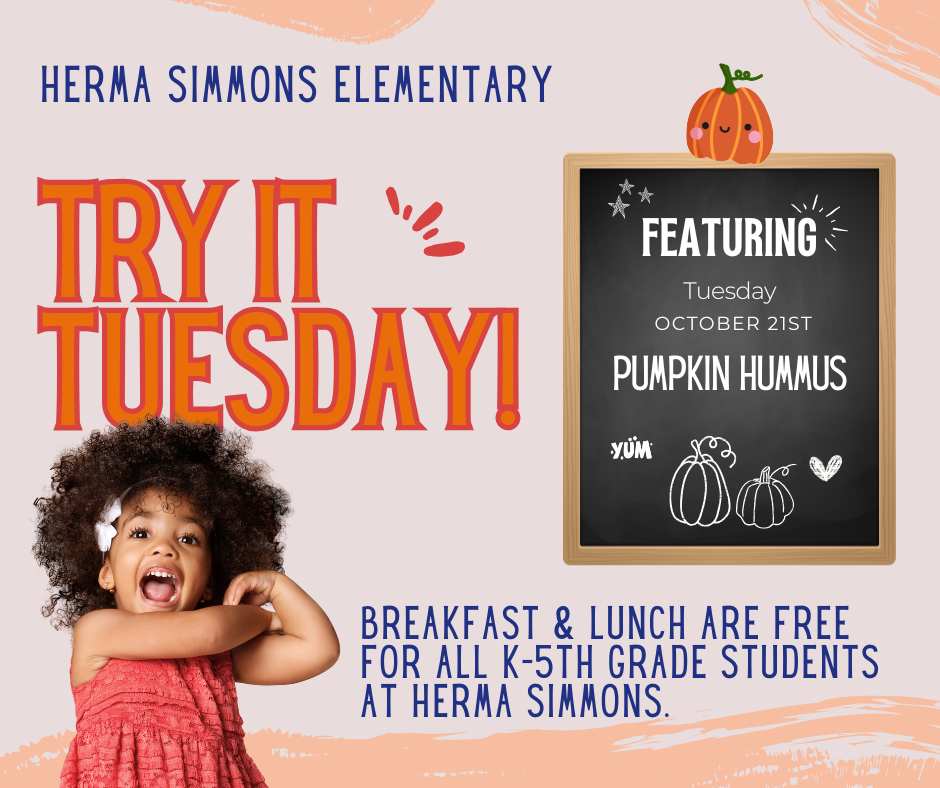 SIMMONS "TRY IT TUESDAYS" FEATURING PUMPKIN HUMMUS!
