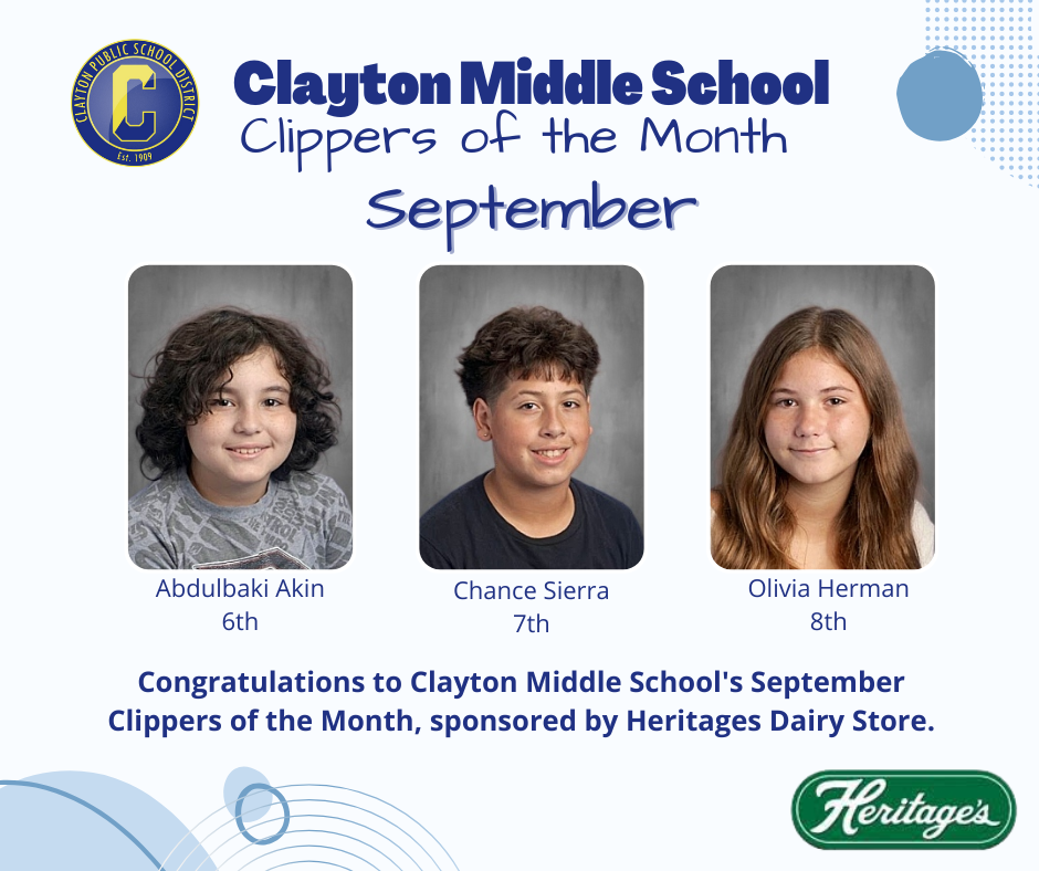 Clippers of the Month for CMS October 2025