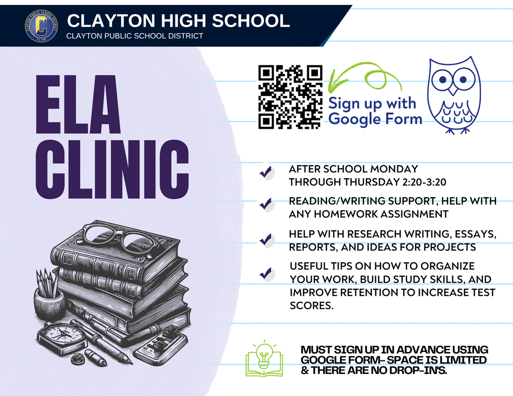 ELA Clinic for HS Students