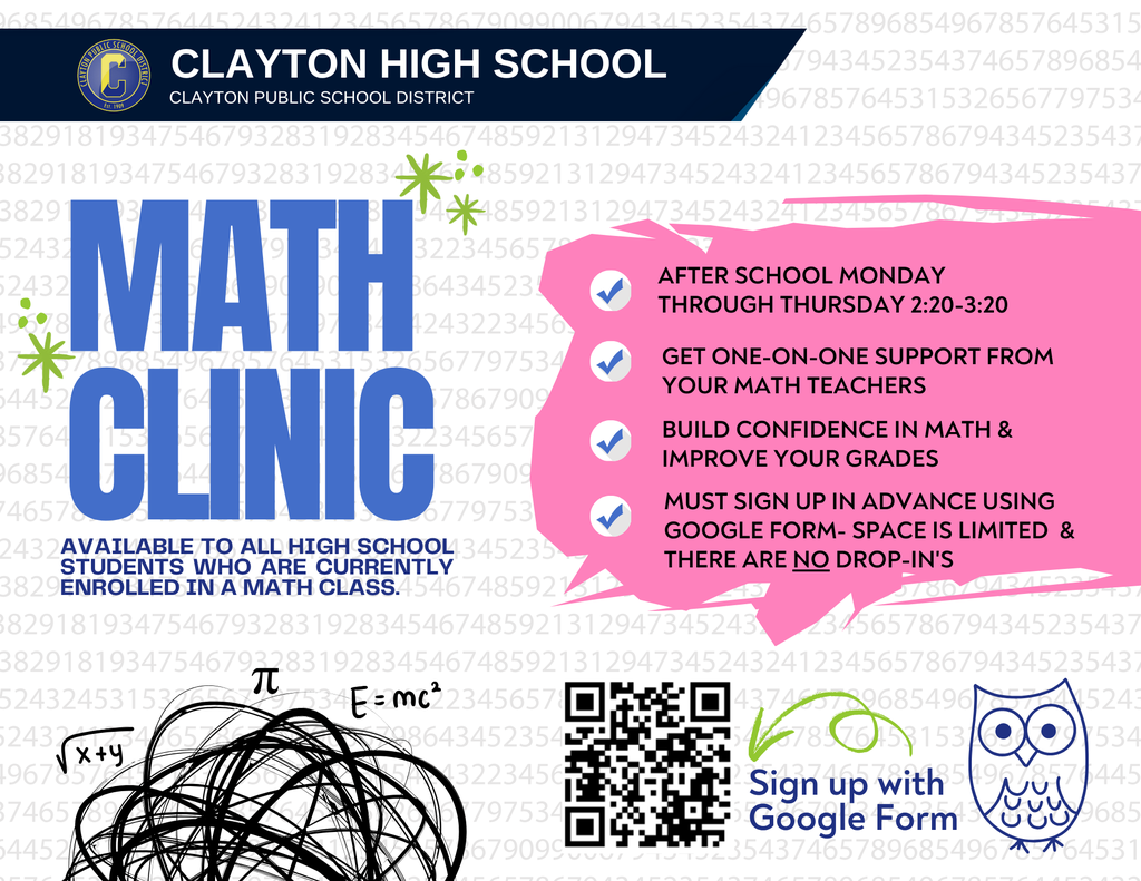 Math Clinic Afterschool for High School