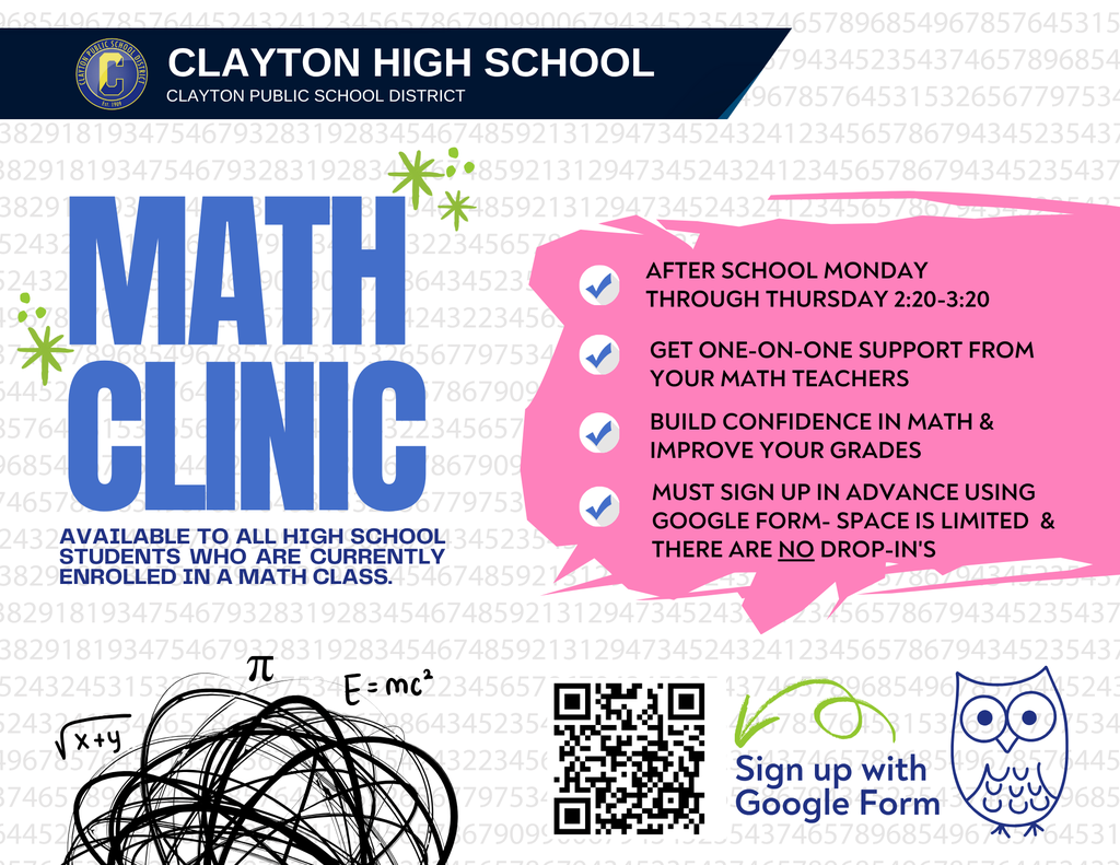 Math Clinic Afterschool for High School