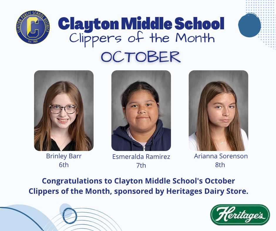 Clayton MS October 2025 clippers of the month