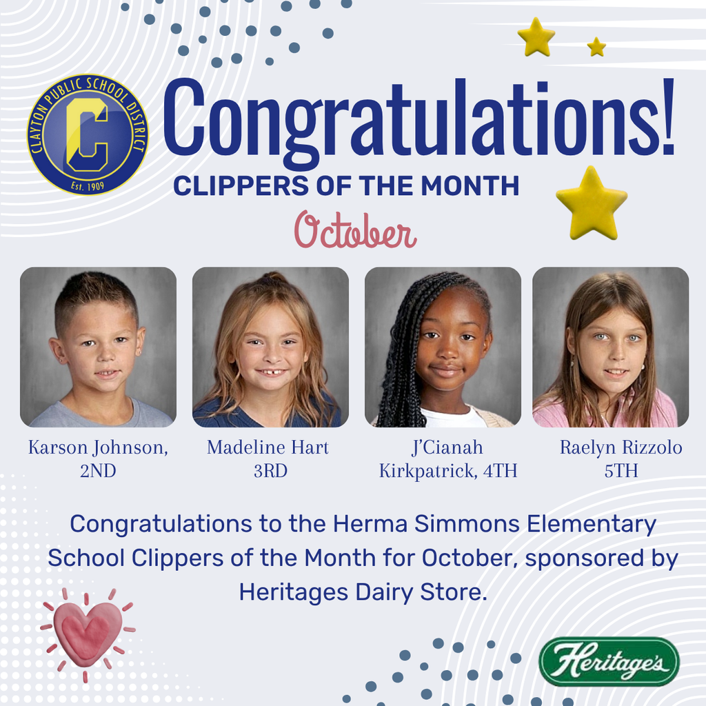 2nd-5th Clippers of the month