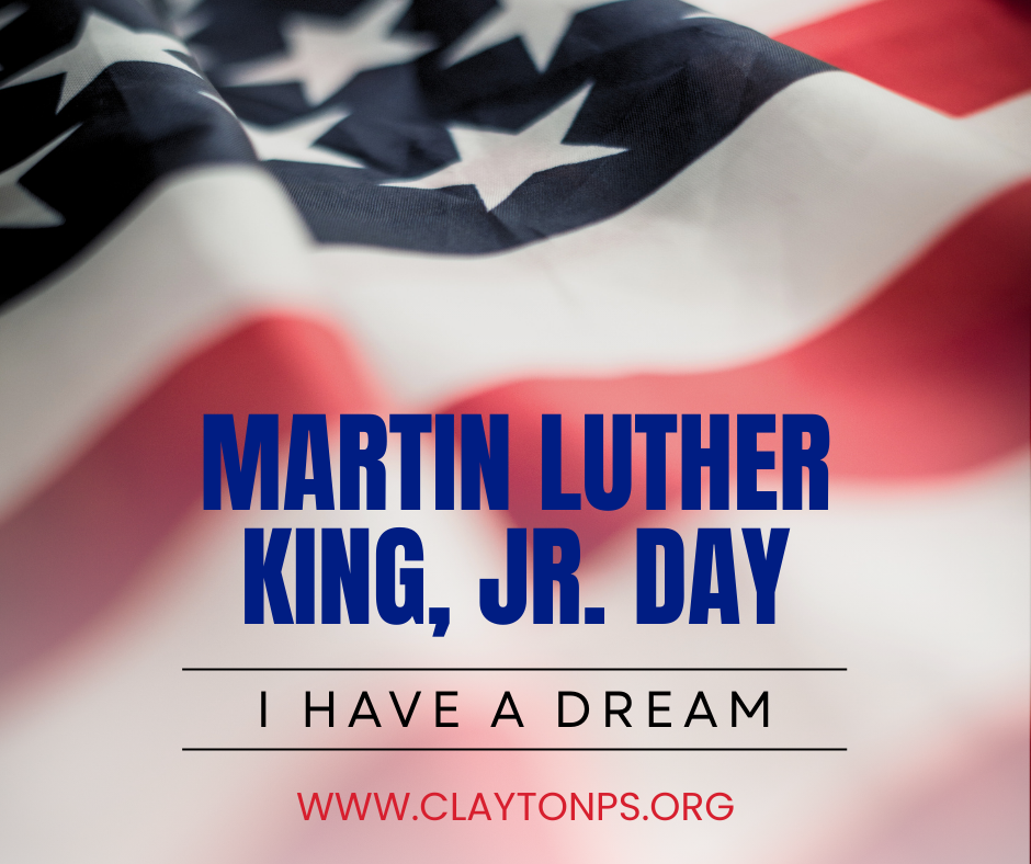 MLK DAY- 1/19/26 NO SCHOOL