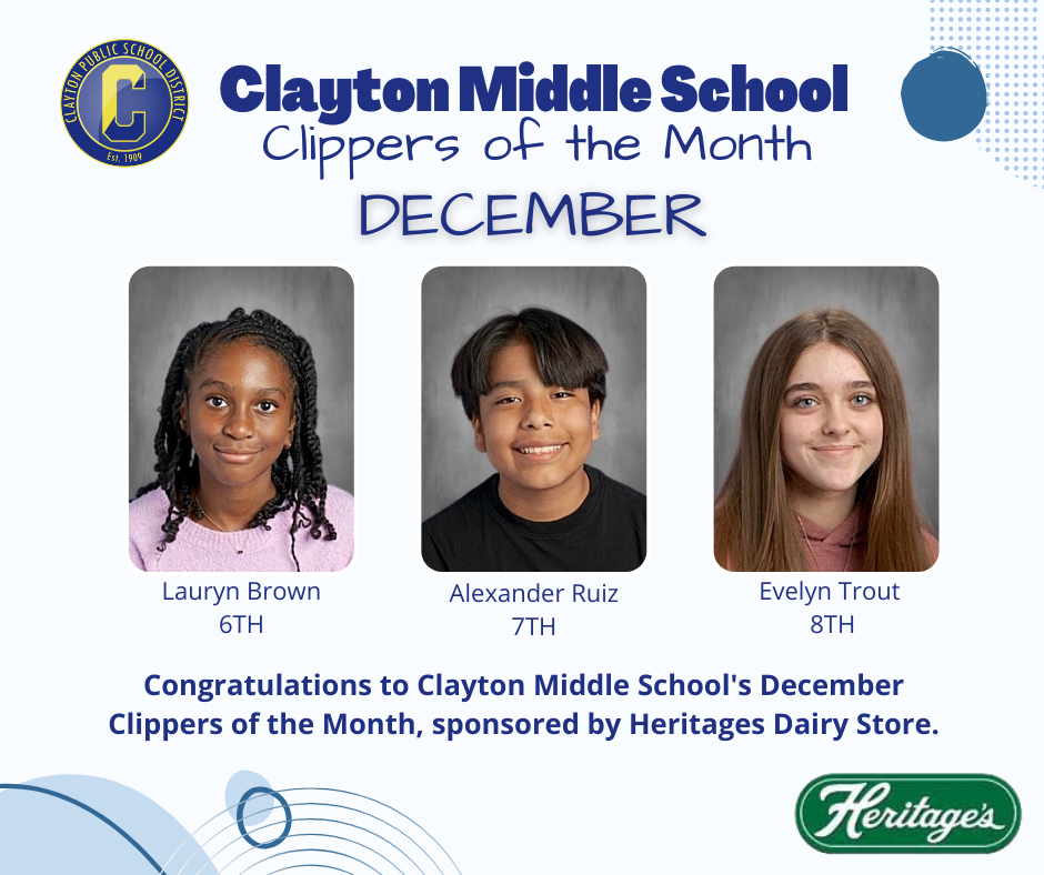 December Clippers of the Month CMS