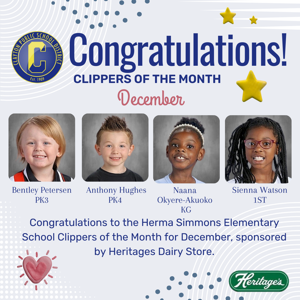 Clippers of the Month for HERMA December