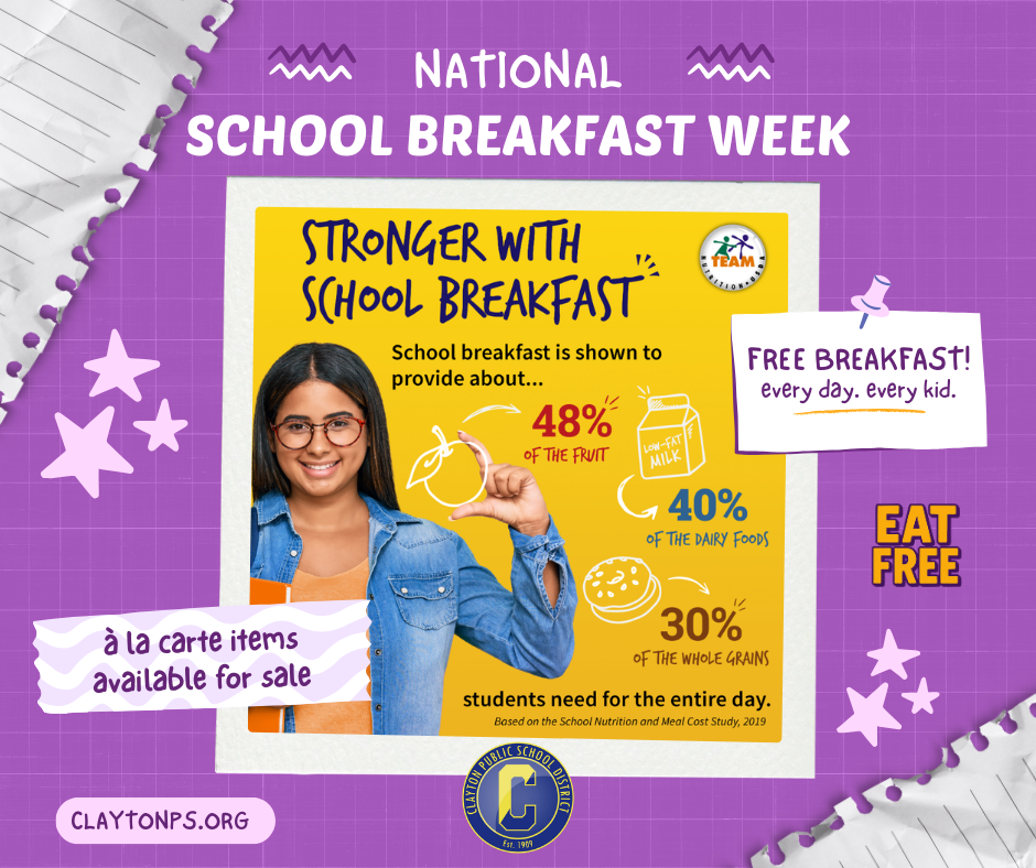 SCHOOL BREAKFAST WEEK