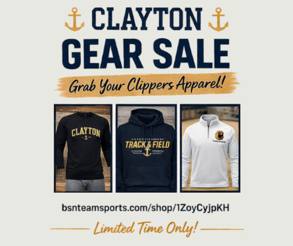 Clayton Gear Sale!
