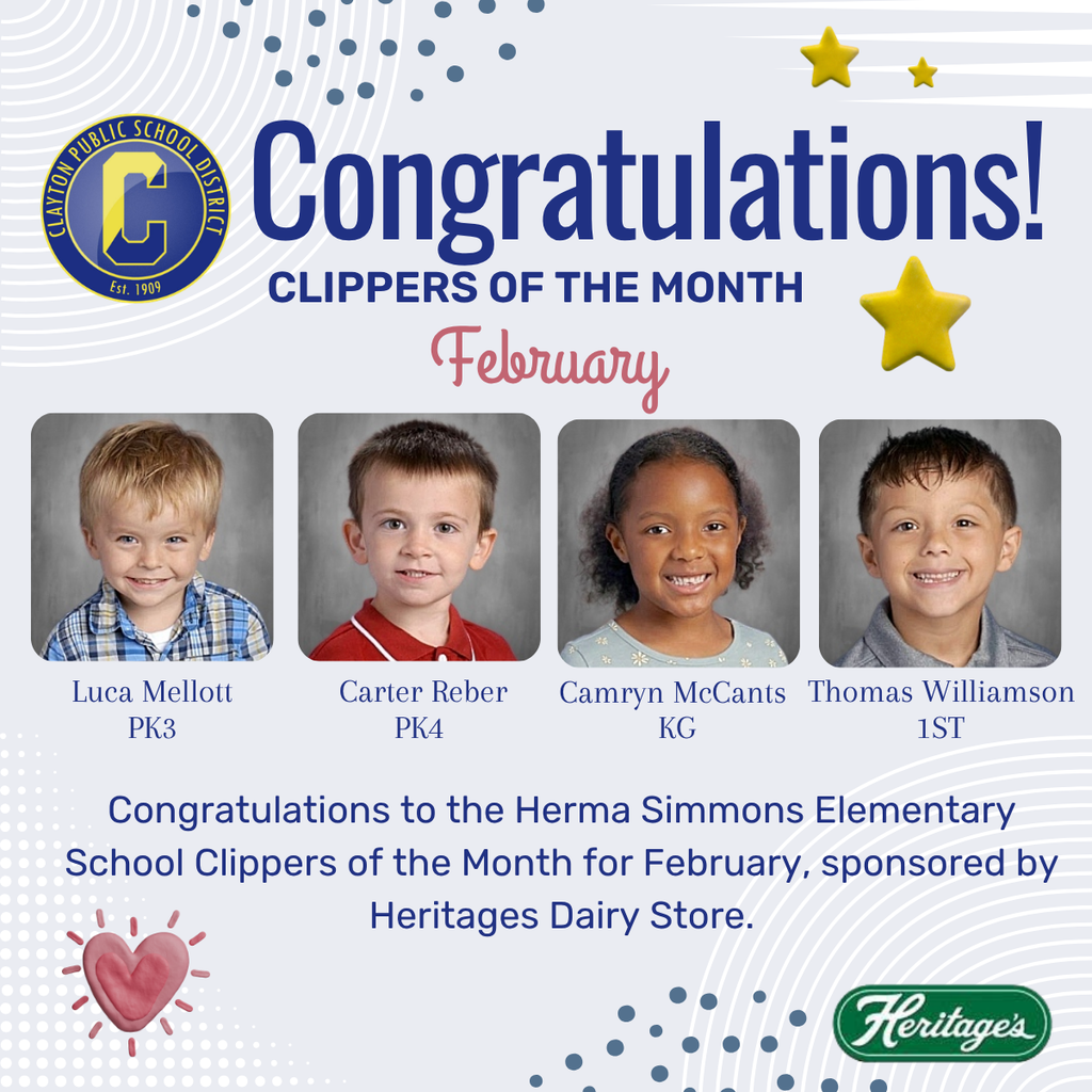 Feb Clippers of the Month 2026 PK3-1st