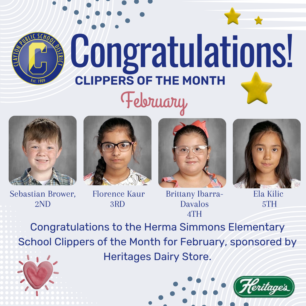 Feb Clippers of the Month 2026 2nd-5th