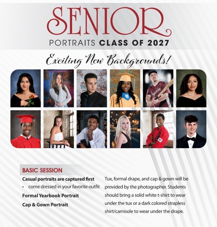 IMPORTANT INFO FOR JUNIORS RE: SENIOR PORTRAITS