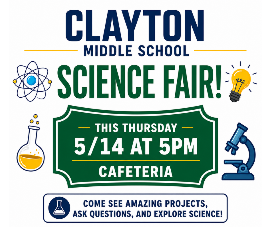 science fair 5/14 5pm CMS Cafeteria
