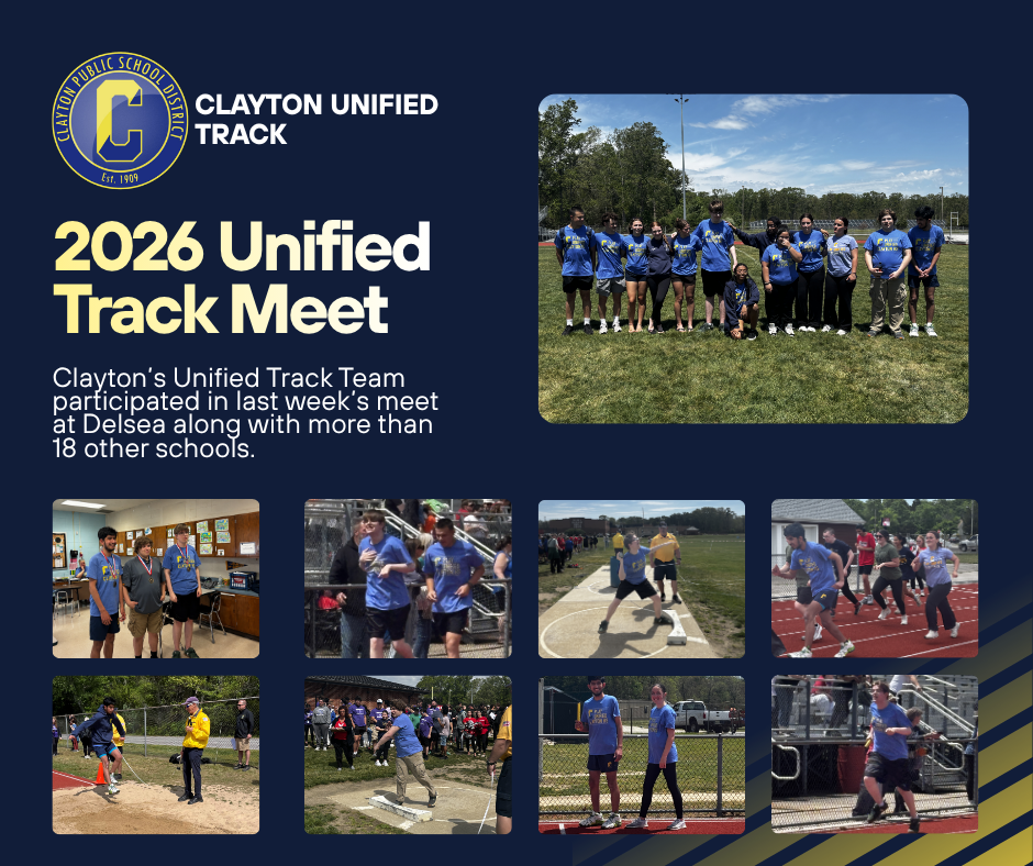 clayton unified track meet 2026