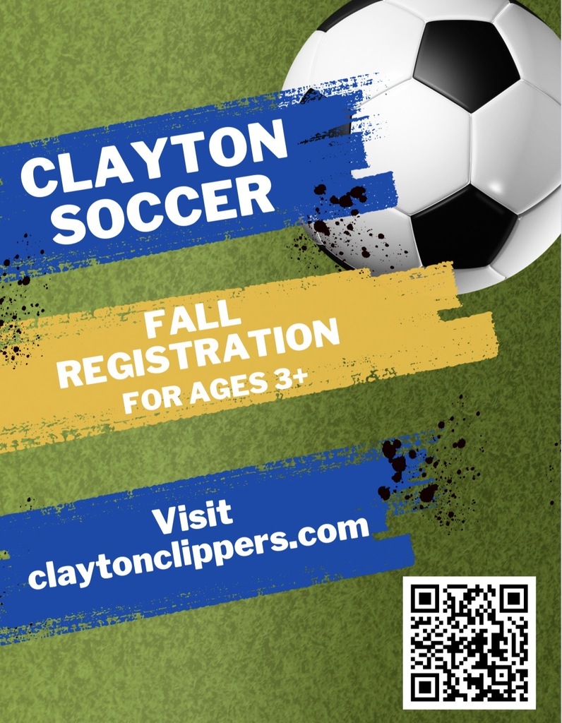 Clayton Soccer Fall Registration 