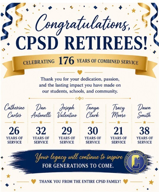 Thank you Retirees!