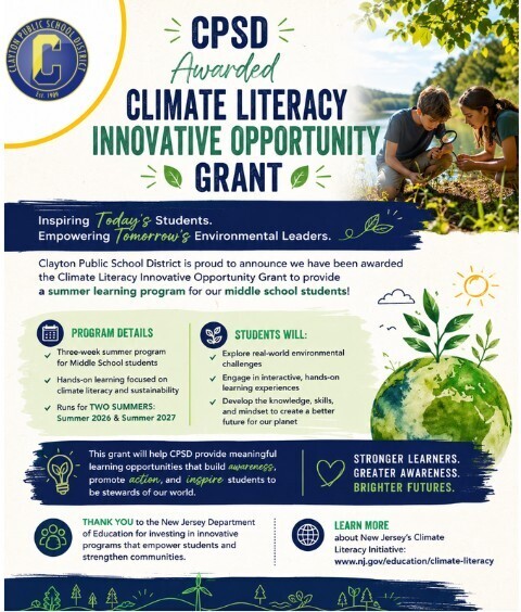 CLIMATE LITERACY INNOVATIVE OPP GRANT