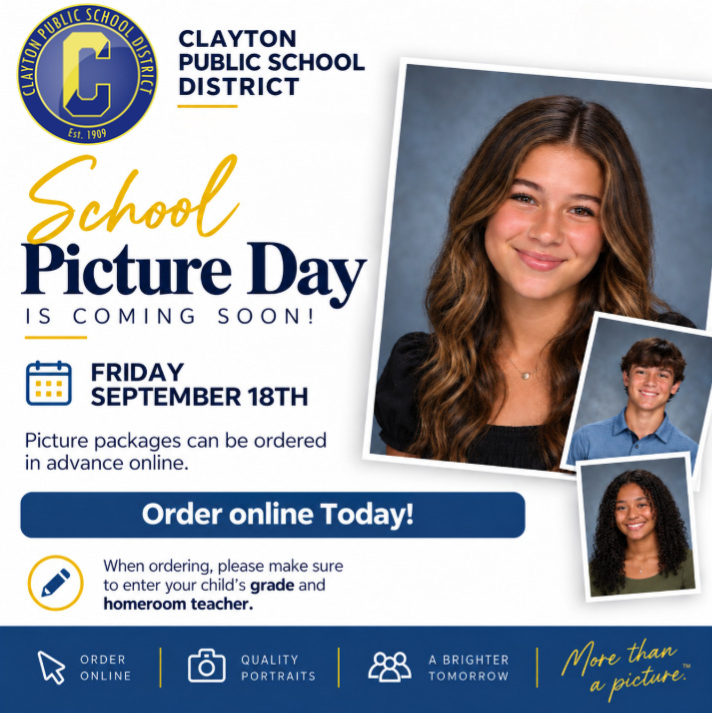 HS/MS Picture Day Friday, September 18th!