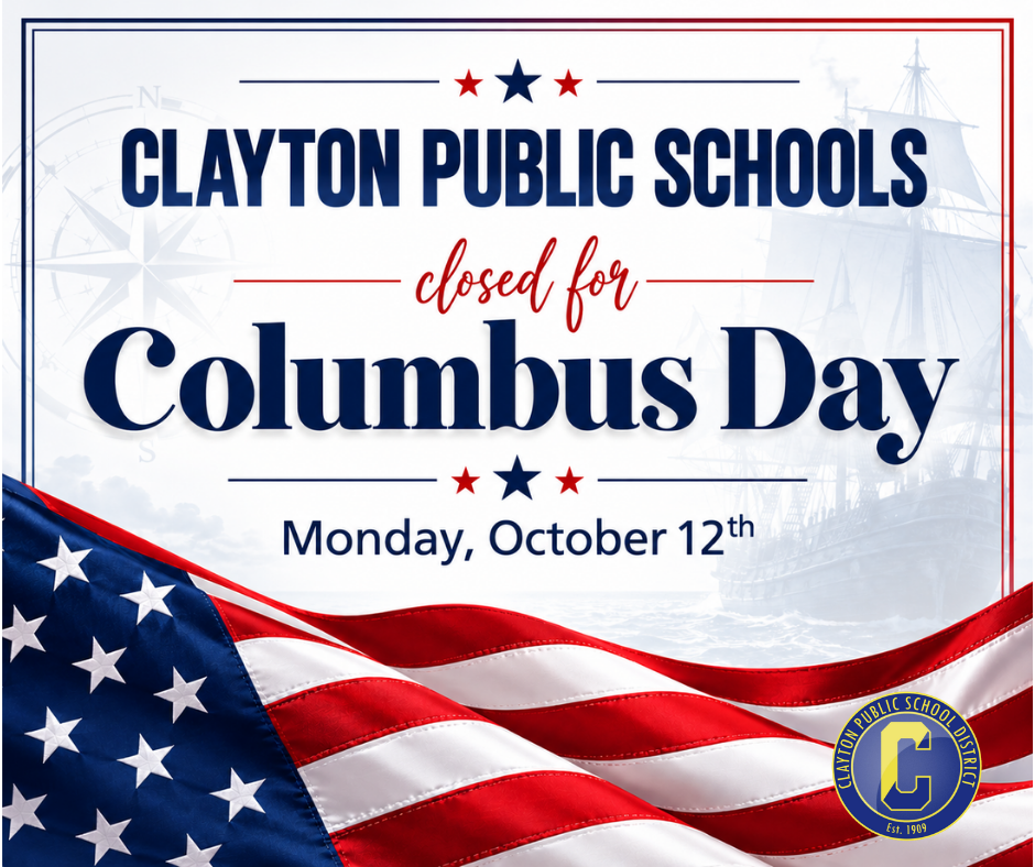 CPSD CLOSED FOR COLUMBUS DAY 10/12/2026