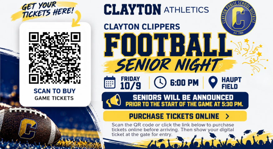 CHS Football Senior Night 10/9 at 5:30PM