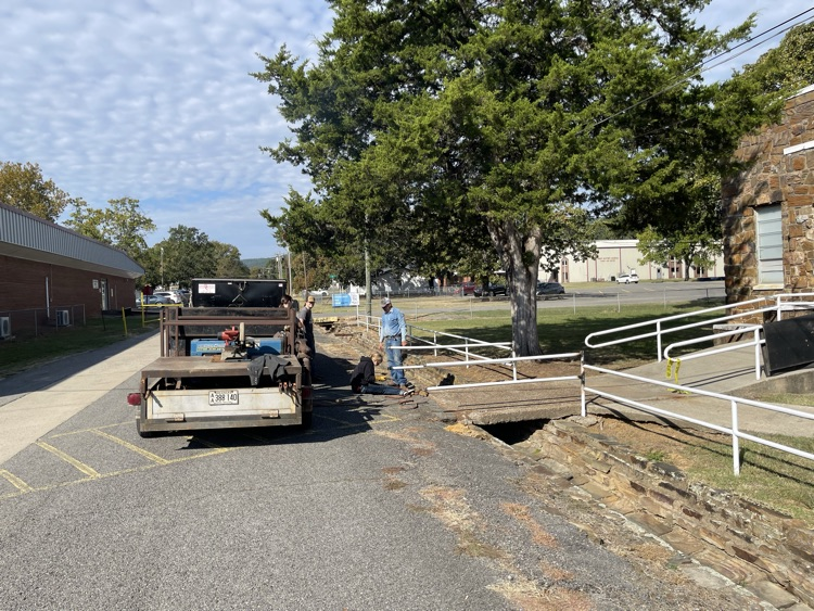 welding class doing repairs