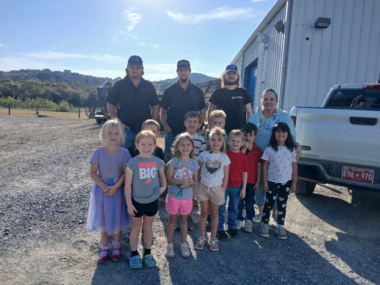 Mrs. Holley’s kindergarten class. 